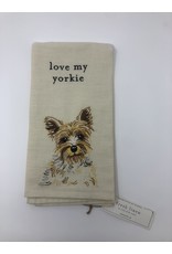 Primitives by Kathy Dish Towel- Yorkie