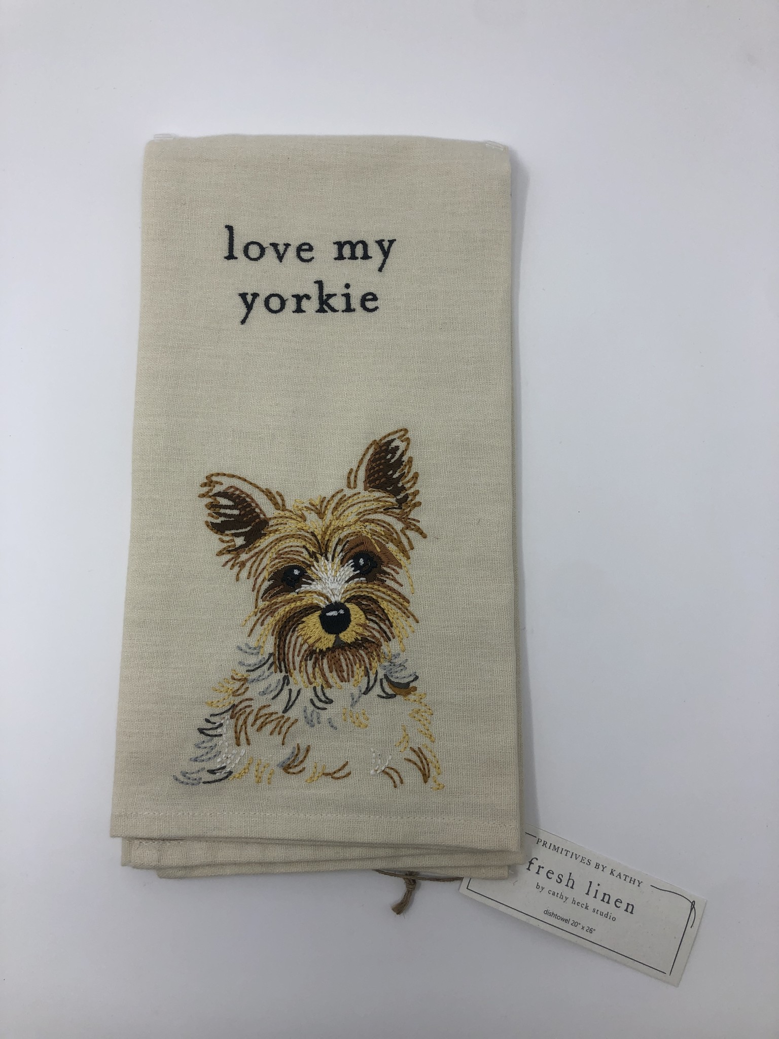 Dish Towel Yorkie