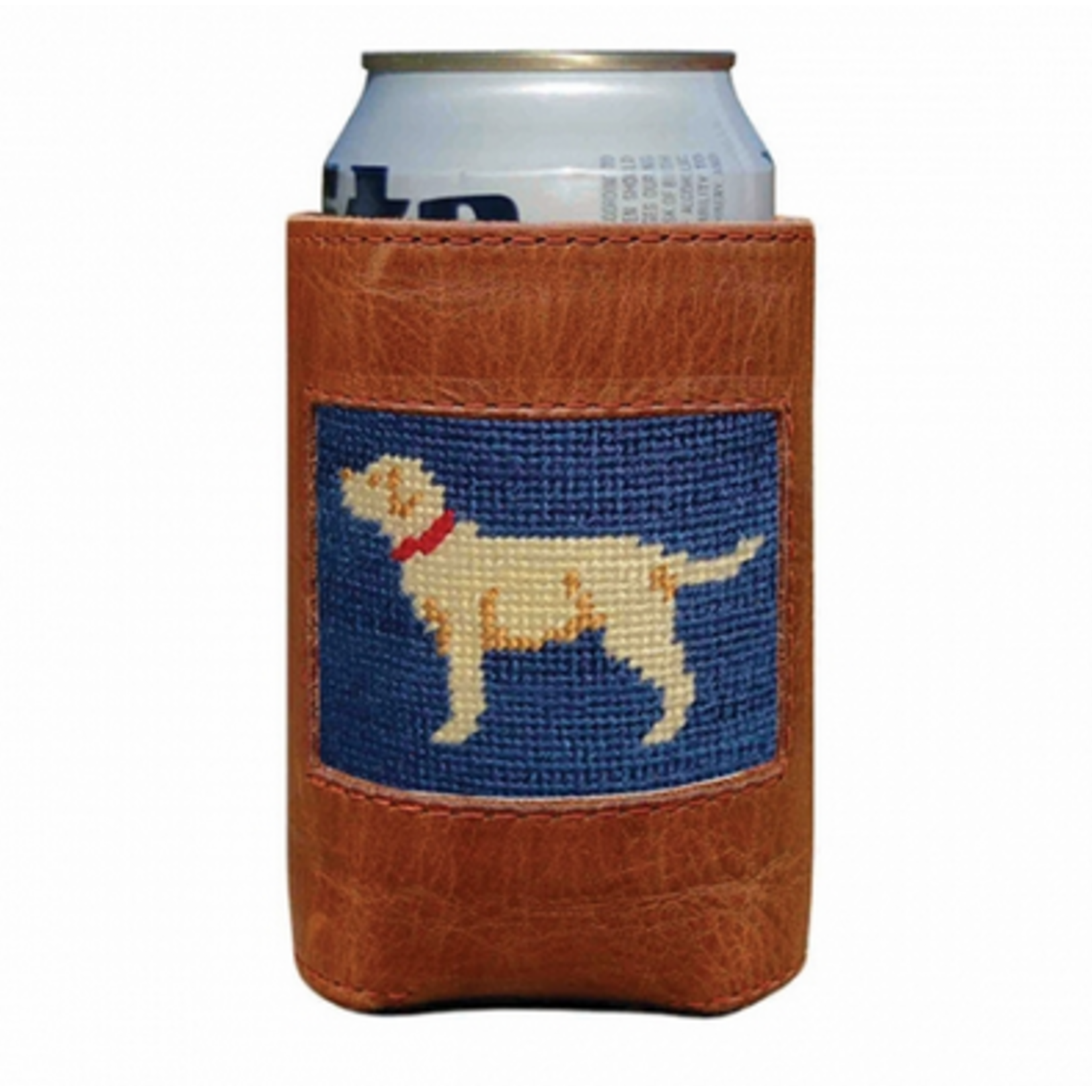 Smathers & Branson S&B Needlepoint Can Cooler, Yellow Lab