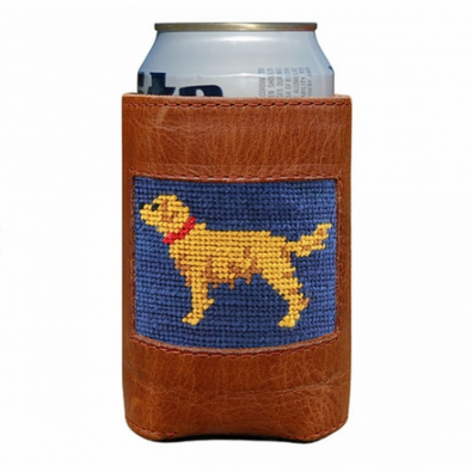 Smathers & Branson S&B Needlepoint Can Cooler, Golden Retriever