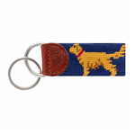 Smathers & Branson S&B Needlepoint Key Fob, Golden Retriever