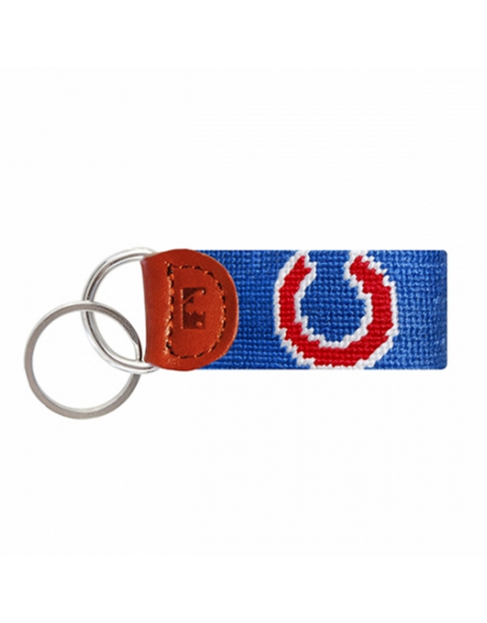 Smathers & Branson S&B Needlepoint Key Fob, Chicago Cubs