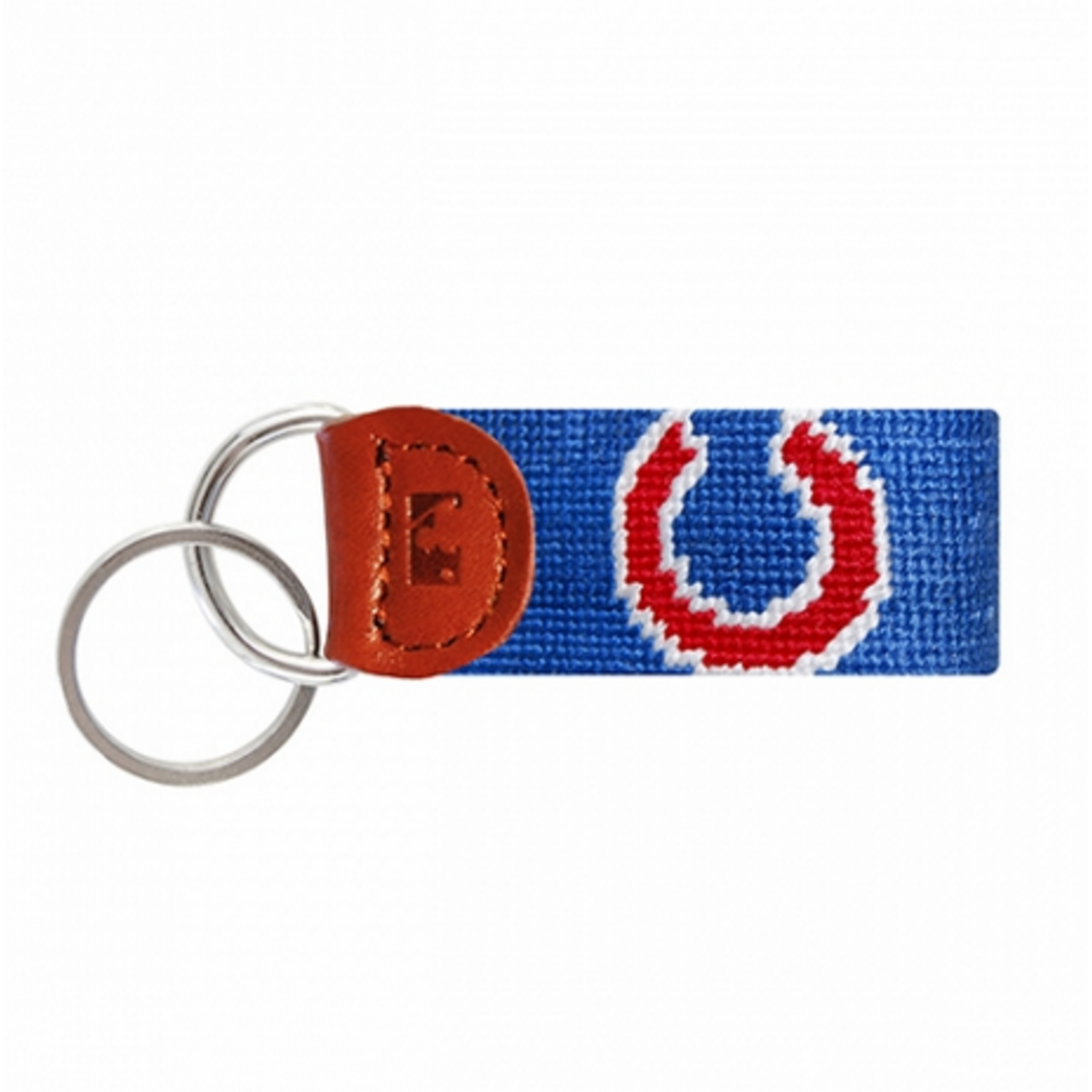 Smathers & Branson S&B Needlepoint Key Fob, Chicago Cubs