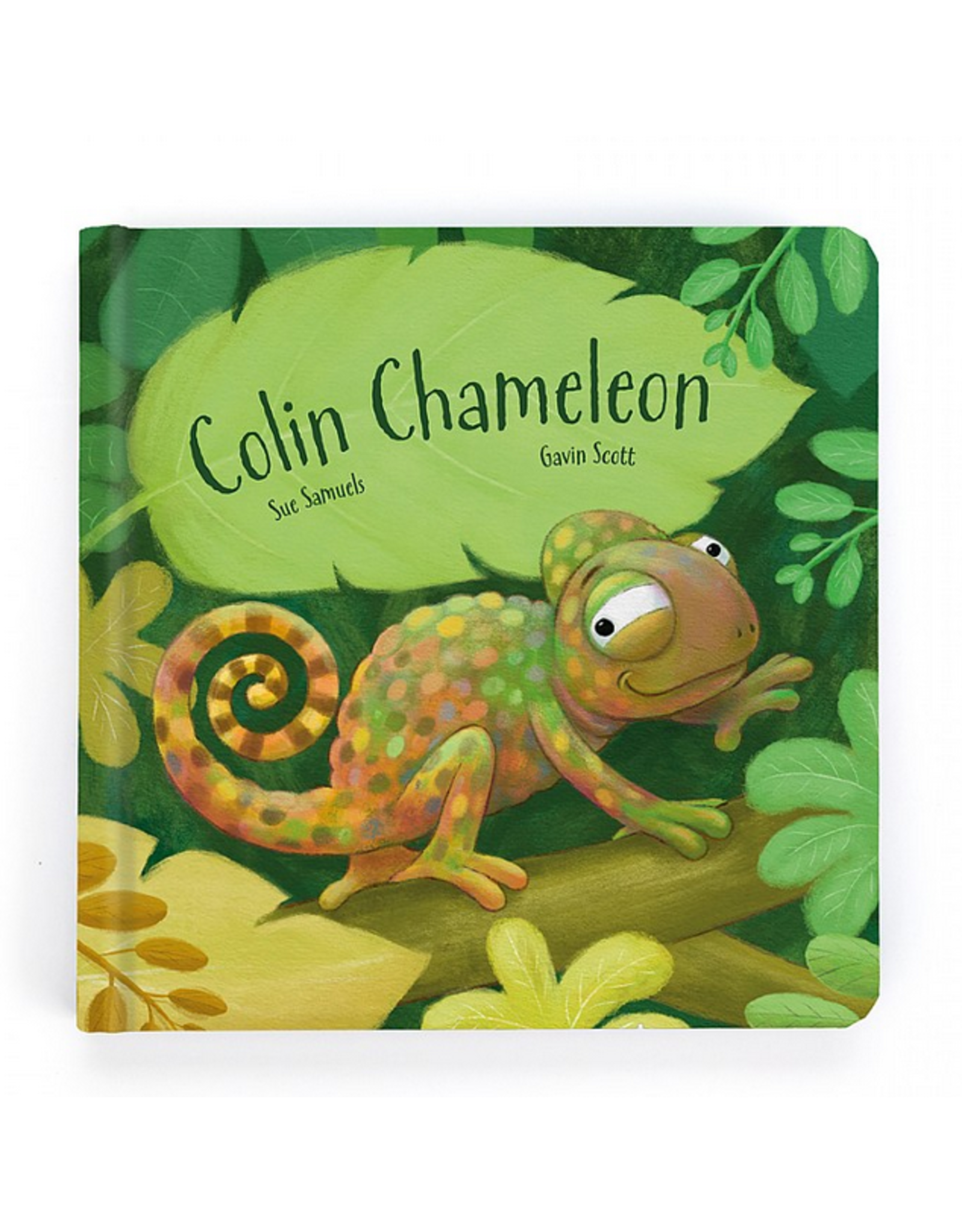 Jellycat Book, Colin Chameleon Board Book