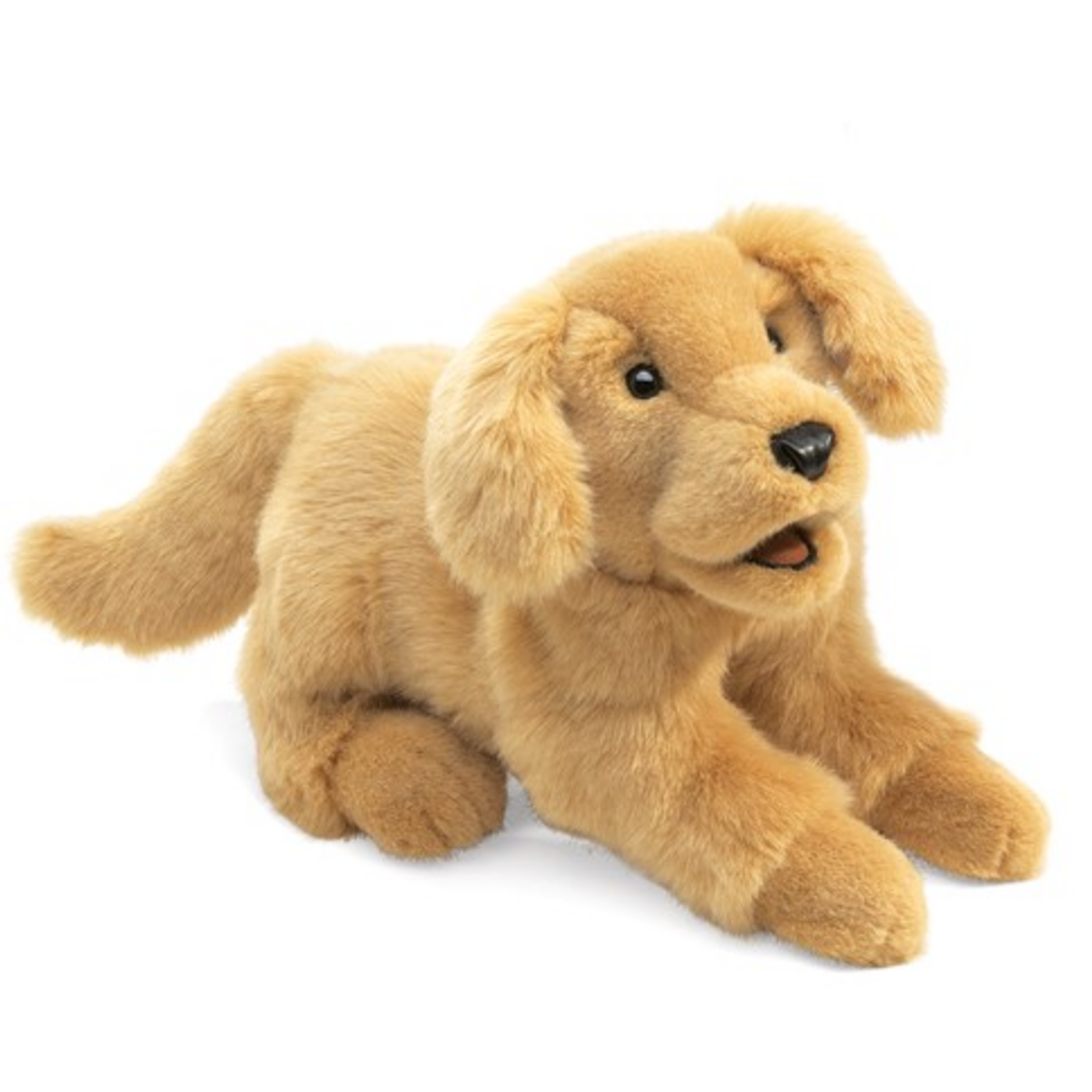 Folkmanis Puppets Golden Retriever Puppy Puppet