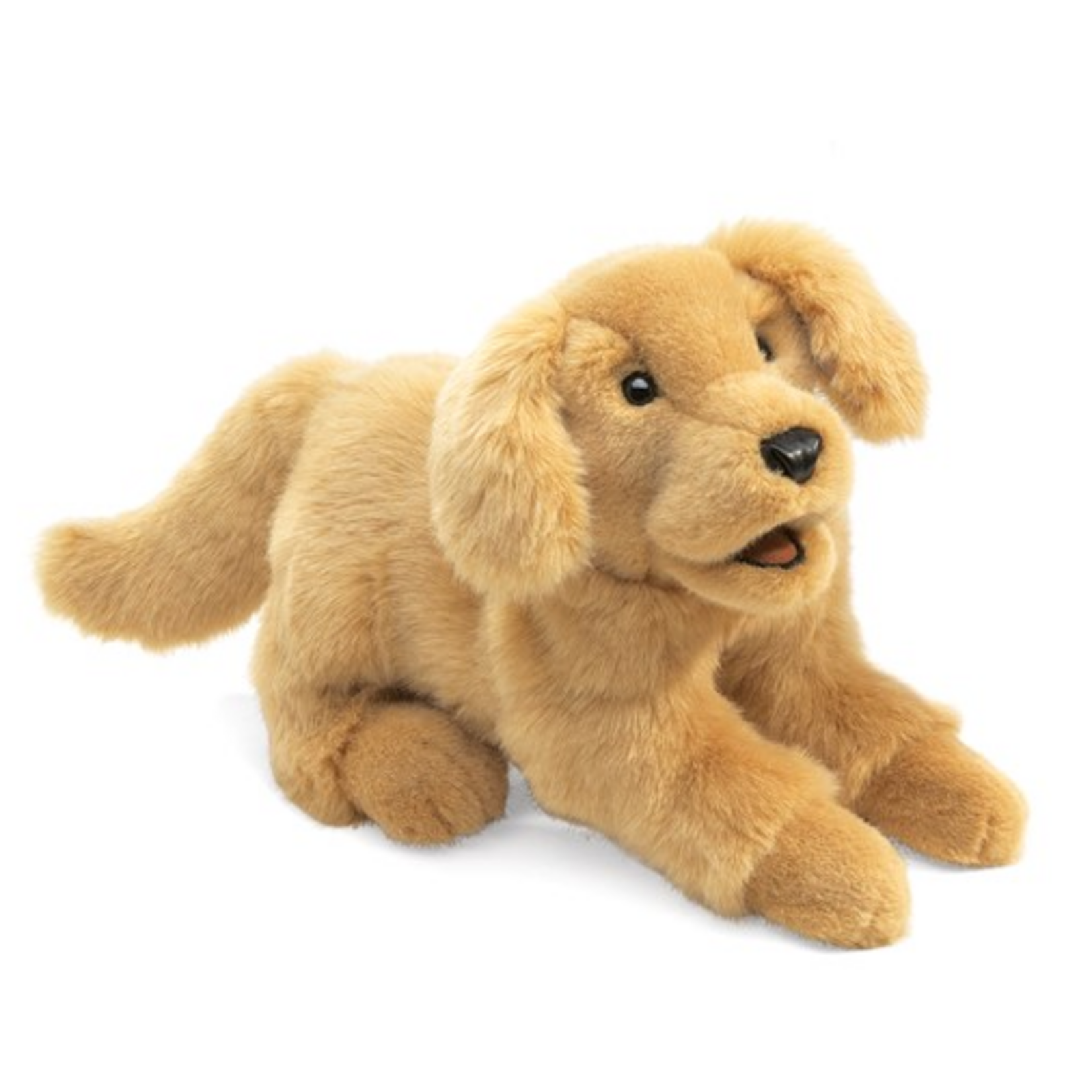 Folkmanis Puppets Golden Retriever Puppy Puppet