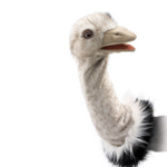 Folkmanis Puppets Ostrich Stage Puppet