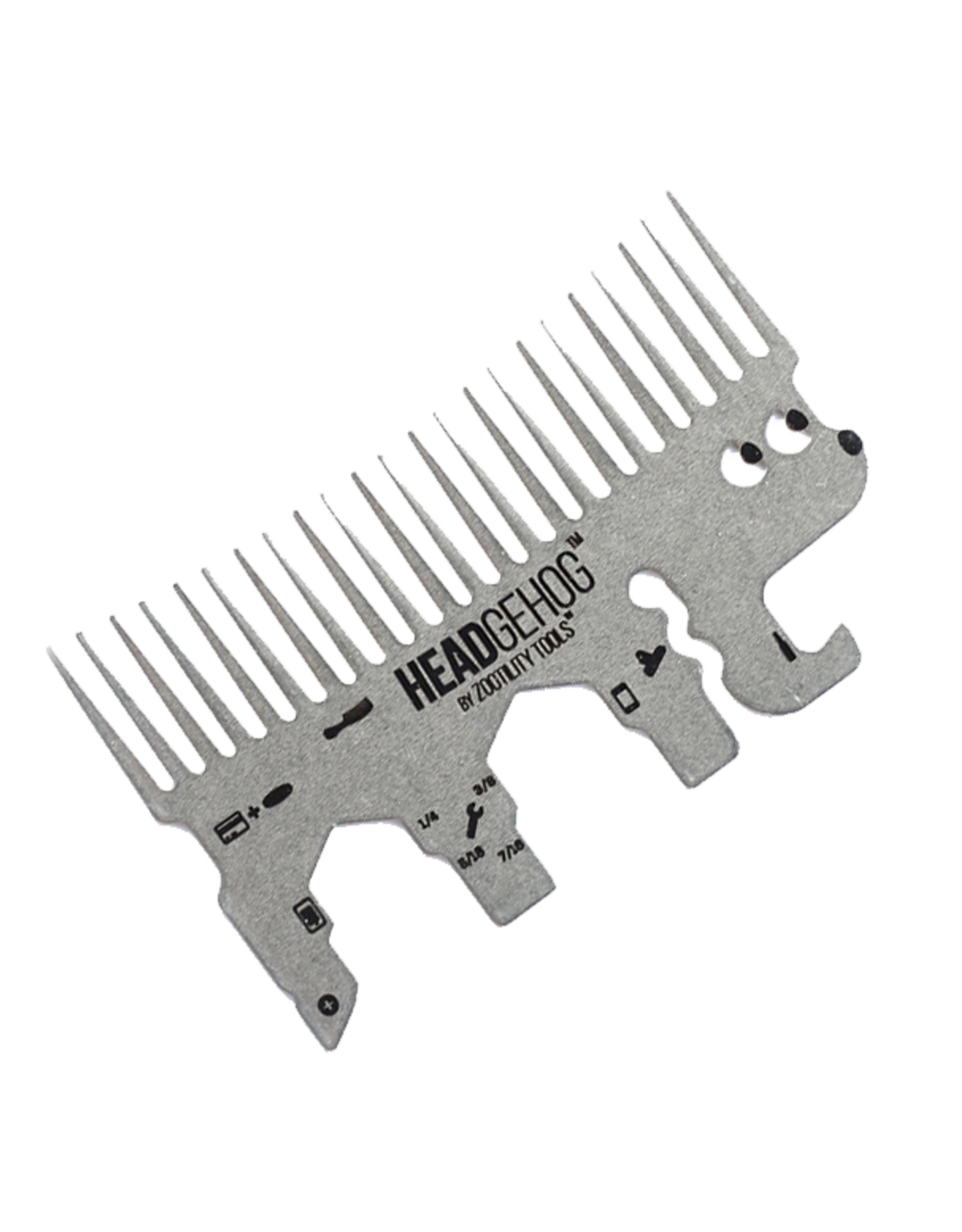 Zootility Tools Headgehog Wallet Comb/Tool