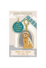 Primitives by Kathy Pet/Owner Charm Set, Goldendoodle