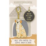 Pet/Owner Charm Set, Yellow Lab