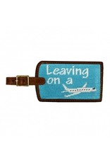 Smathers & Branson S&B Luggage Tag, Leaving On a Plane, teal
