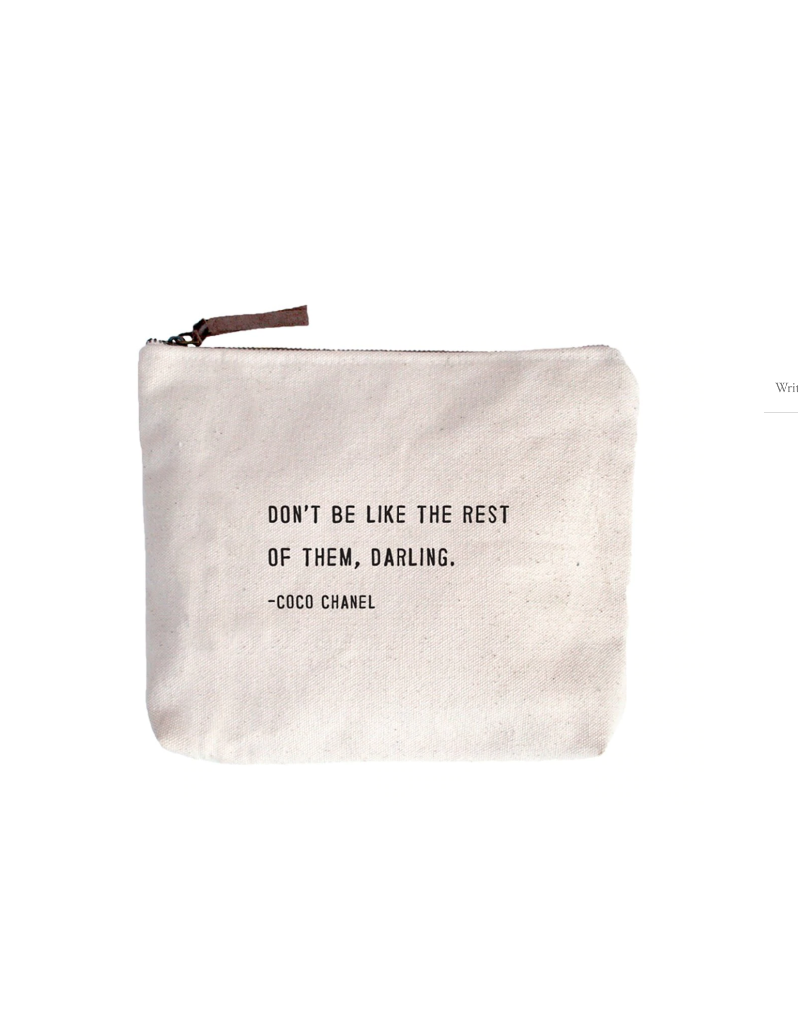 Sugarboo & Co Canvas Bag, Coco Chanel, Don't Be Like