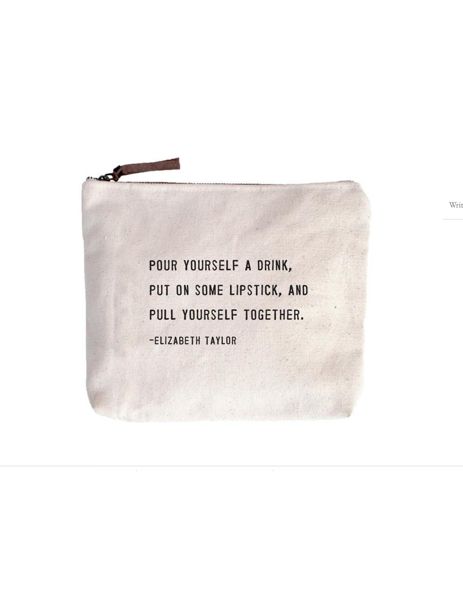 Sugarboo & Co Canvas Bag, Pull Yourself Together (Elizabeth Taylor)
