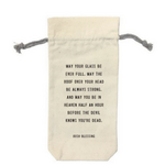 Sugarboo & Co Wine Bag, May Your Glass Be Ever Full