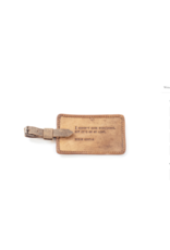 Sugarboo & Co Leather Luggage Tag, Susan Sontag