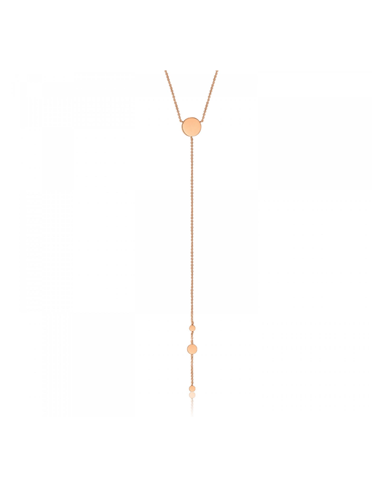 Ania Haie Ania Haie Geometry Y Necklace, rose gold