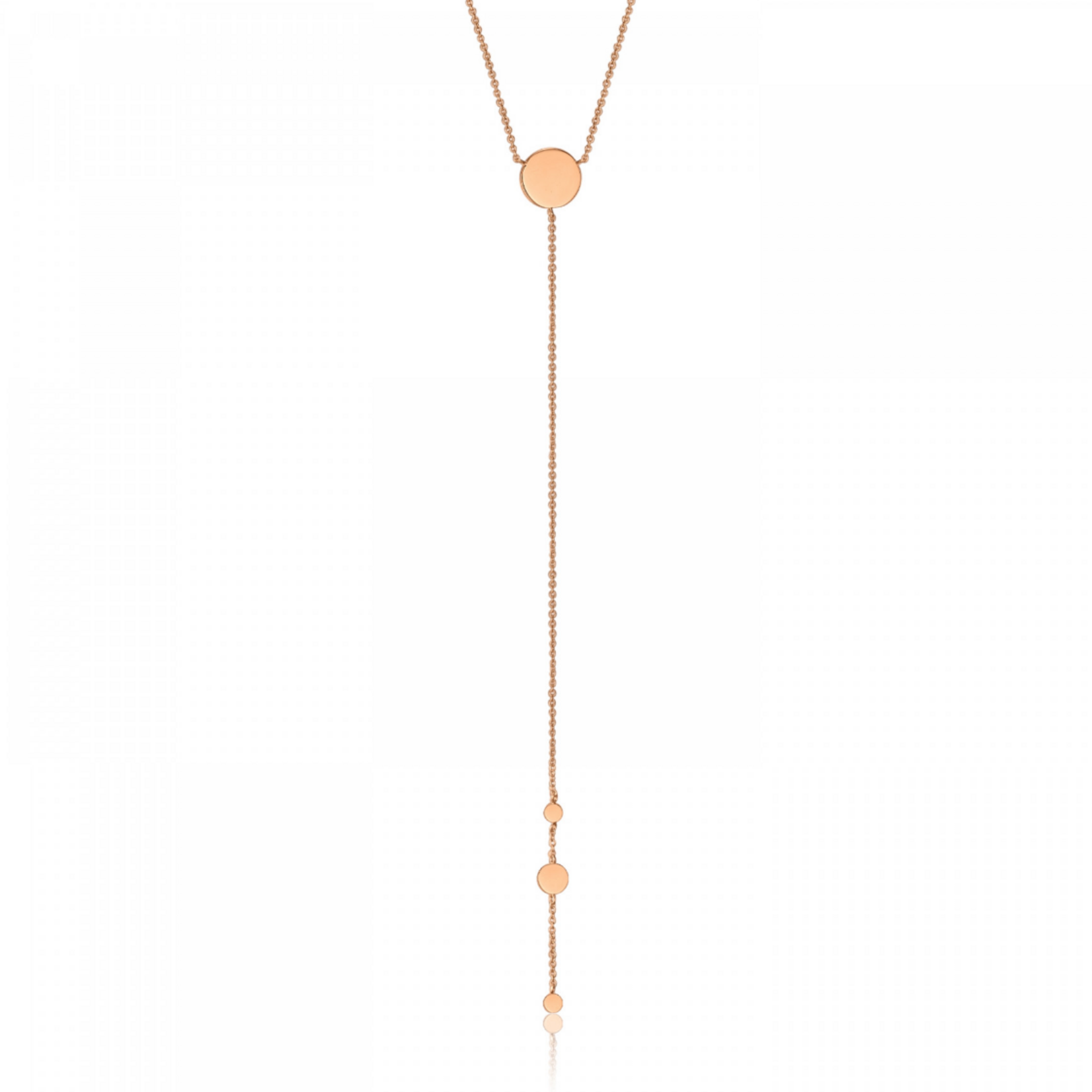 Ania Haie Ania Haie Geometry Class Y Necklace, rose gold