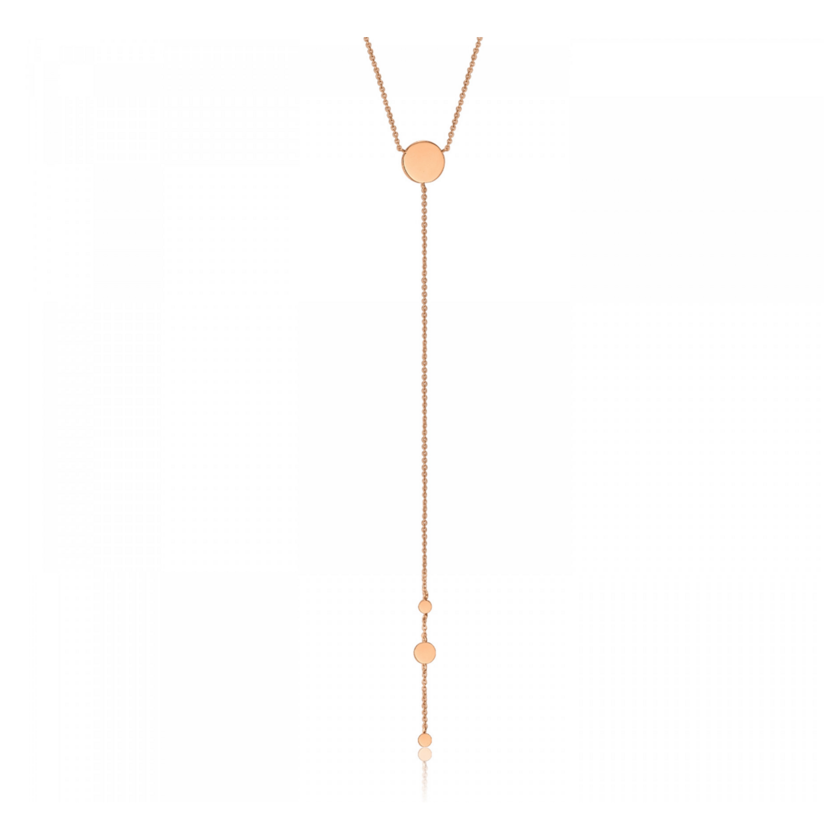 Ania Haie Ania Haie Geometry Class Y Necklace, rose gold