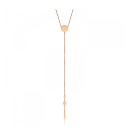 Ania Haie Ania Haie Geometry Class Y Necklace, rose gold