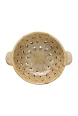 Creative Co-Op Stoneware Berry Bowl, ginger