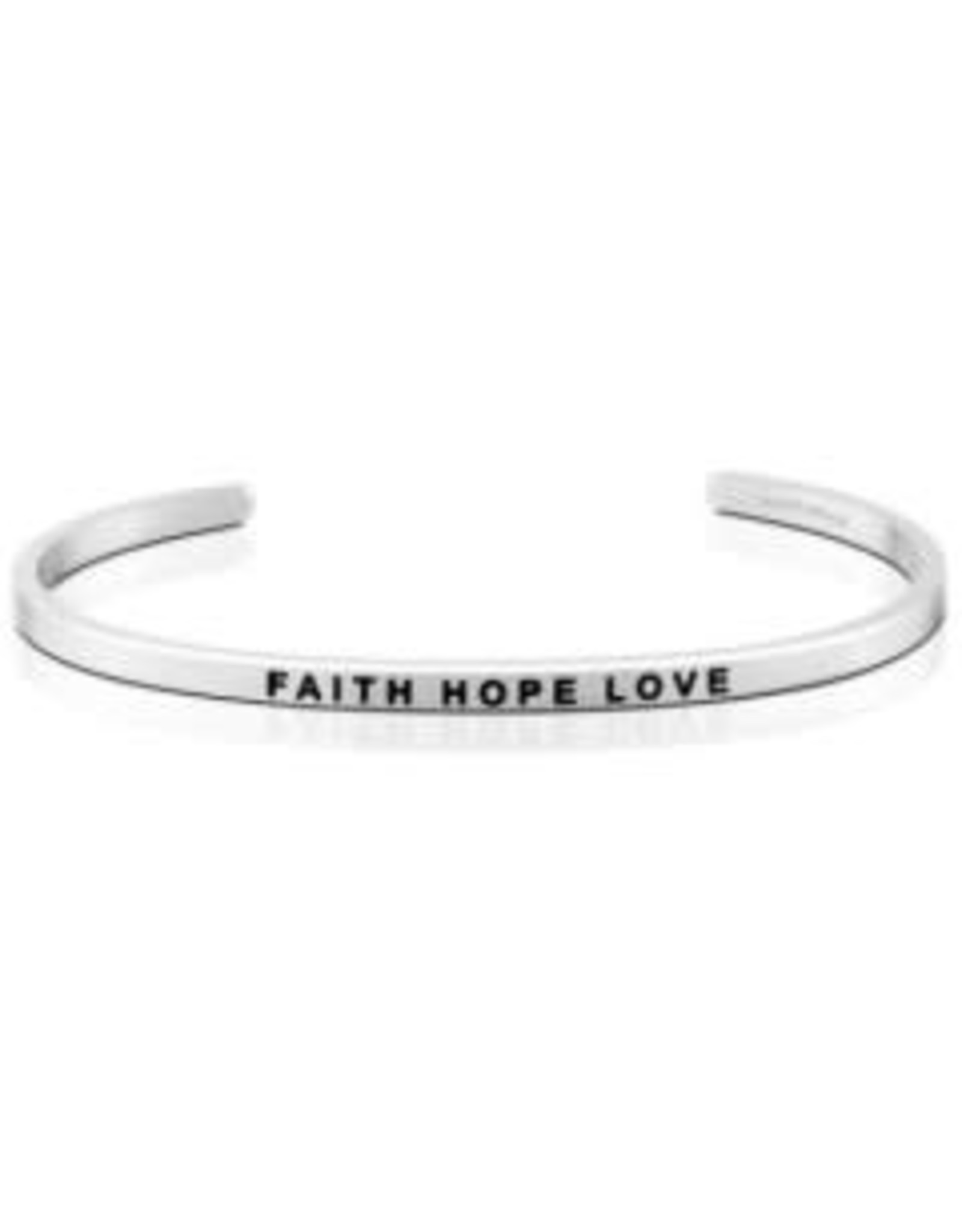 MantraBand MantraBand Bracelet, Faith Hope Love