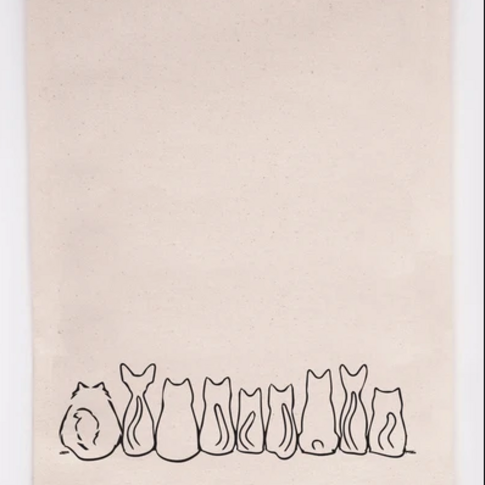 Flour Sack Towel, Cat Butts