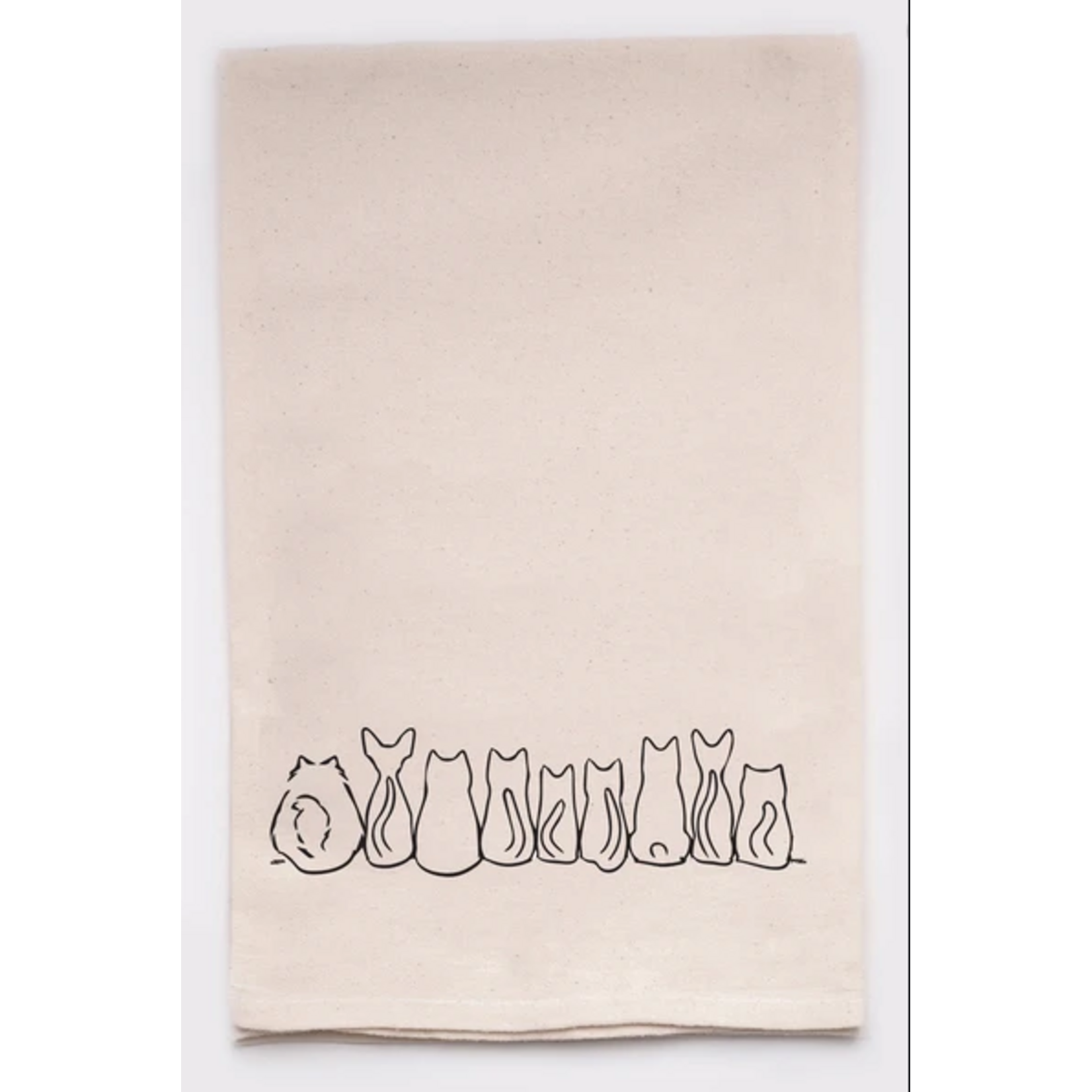 Flour Sack Towel, Cat Butts