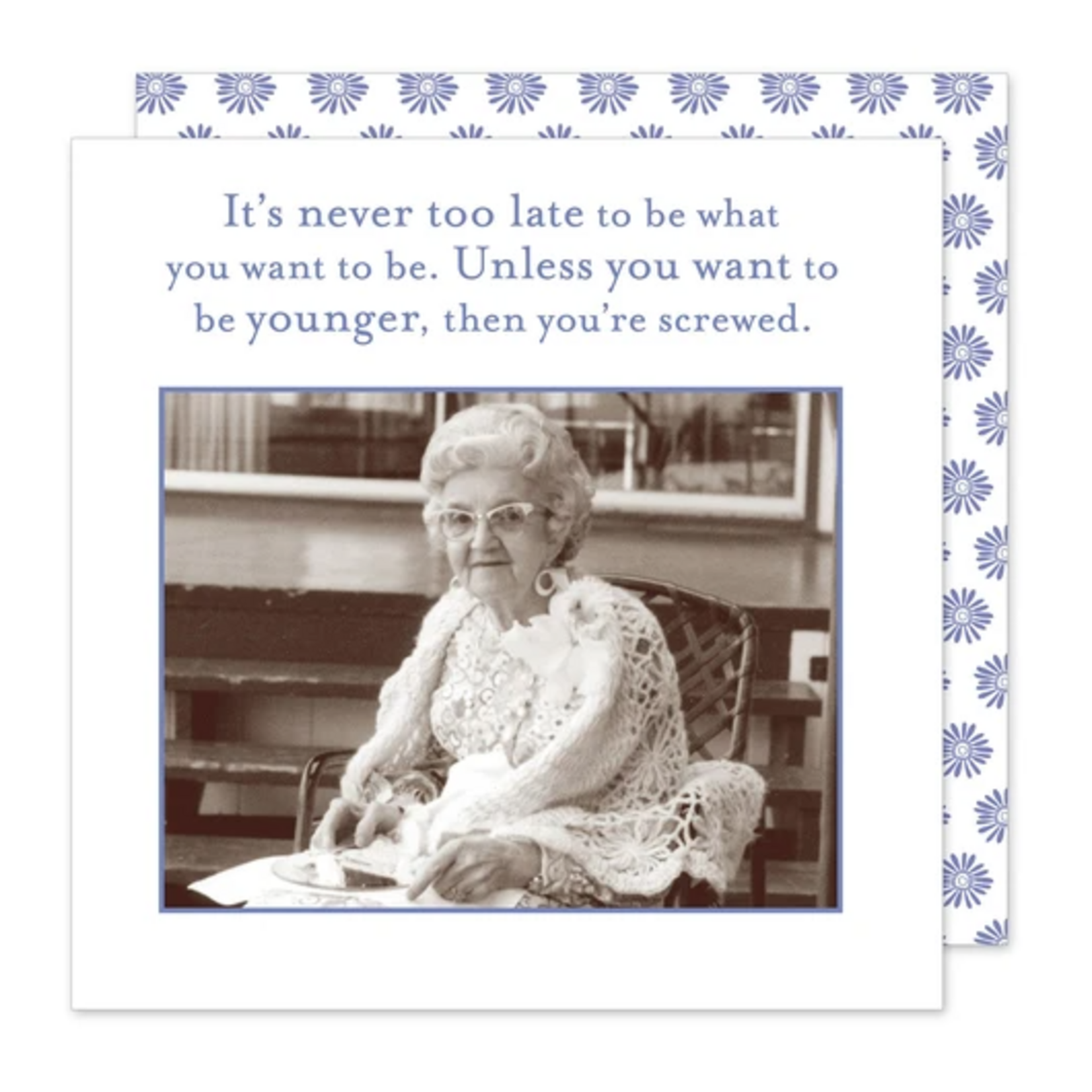 Never Too Late napkins