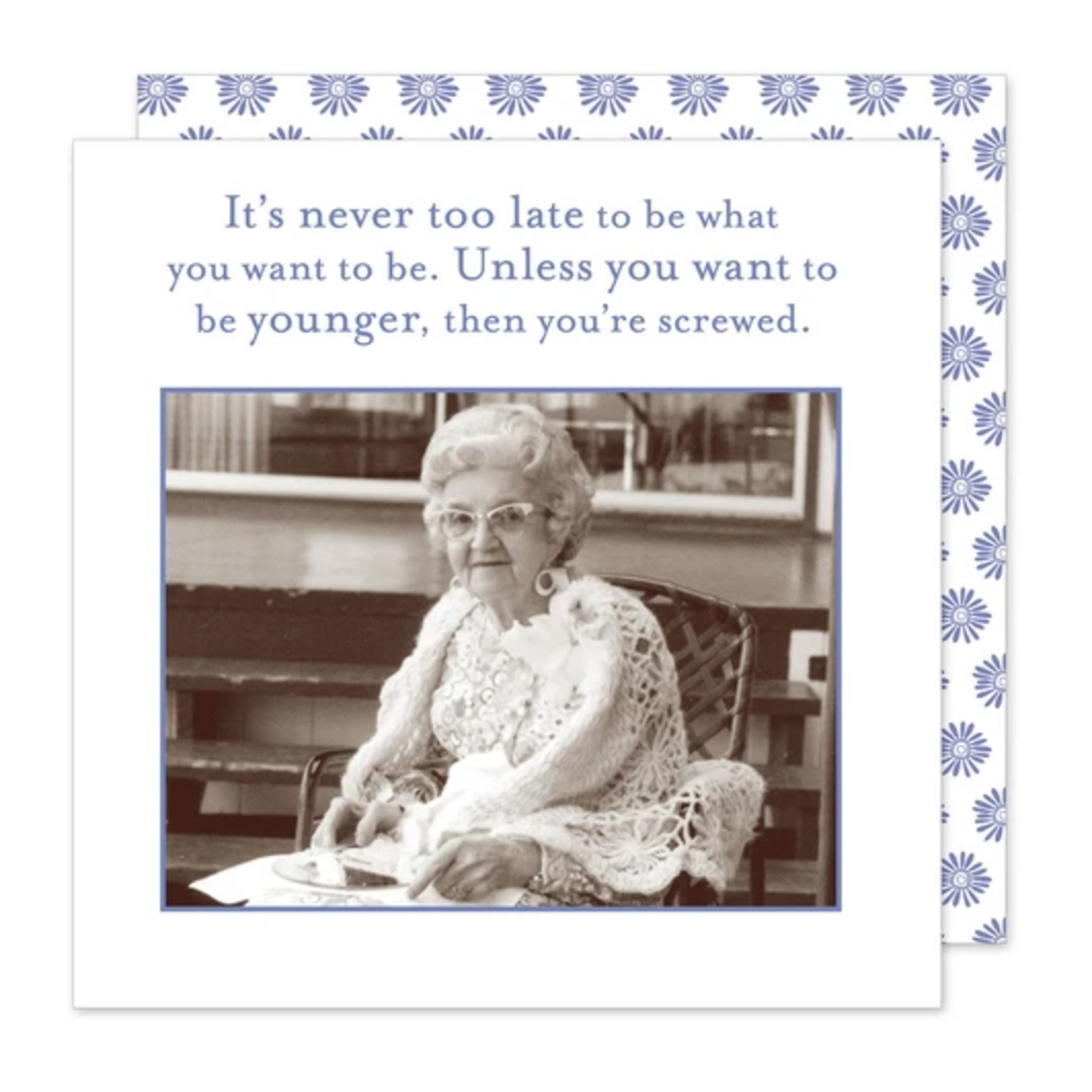 Never Too Late napkins