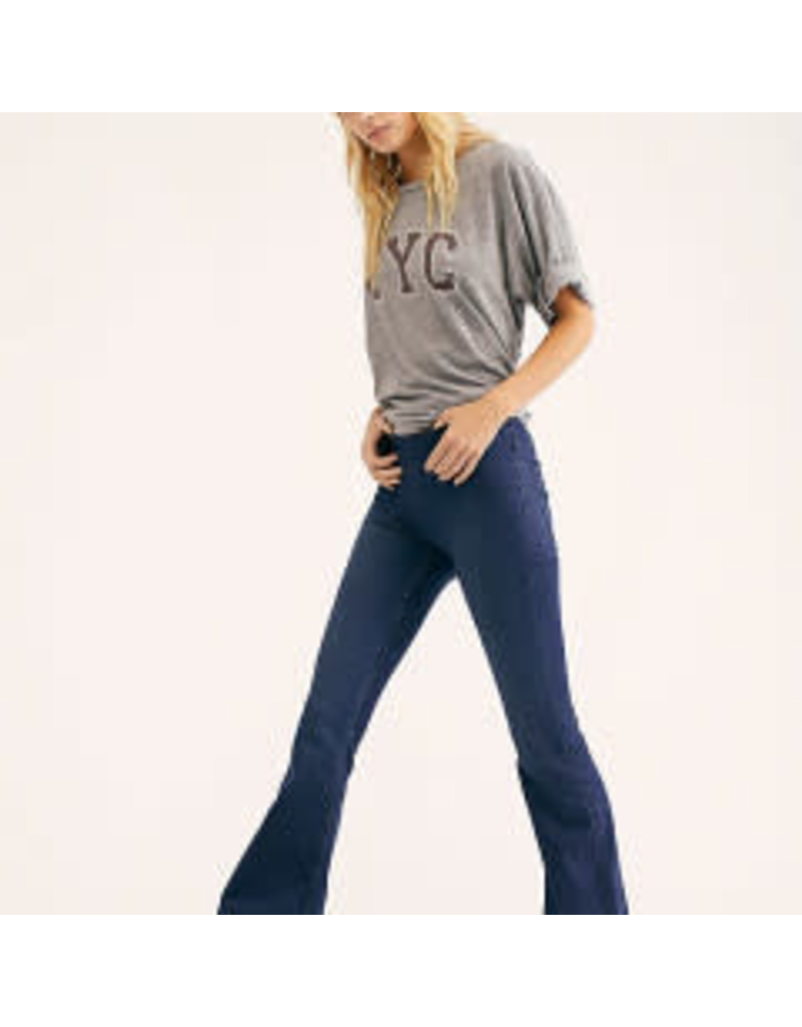 Free People Flare Penny Pull On Jeans