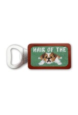 Smathers & Branson S&B Needlepoint Bottle Opener, Hair of the Dog on Green