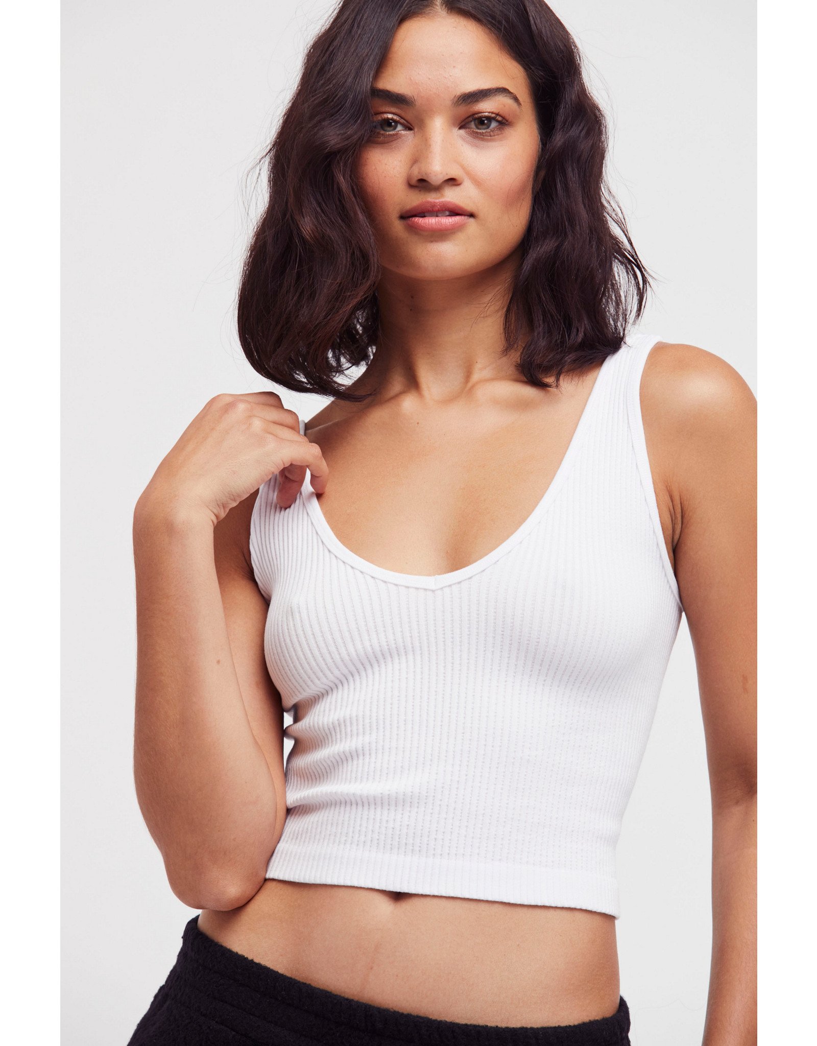 Free People Intimately Solid Rib Brami in Army – Urban Nest