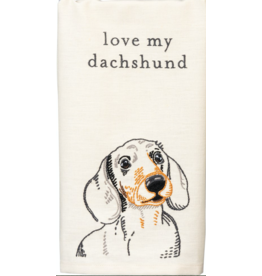 Primitives by Kathy Dish Towel- Dachshund