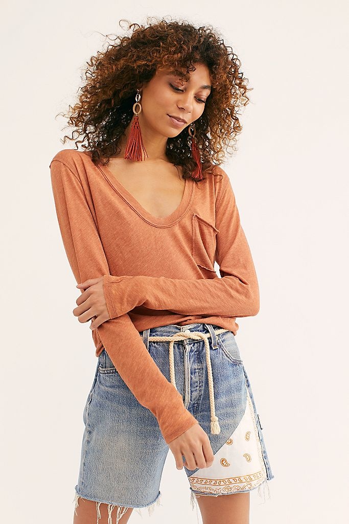 Free People Betty Long Sleeve Top - The 