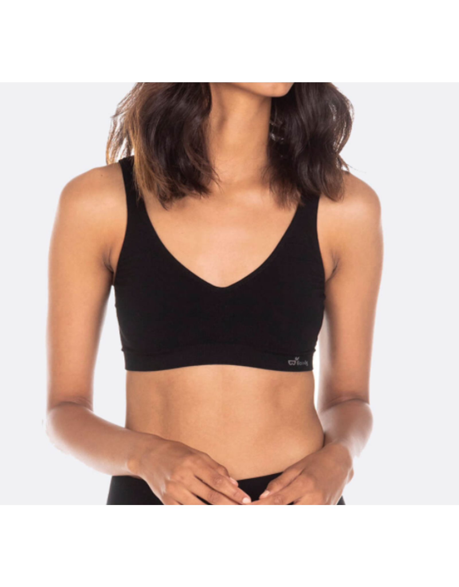 Shaper Crop Bra - Black