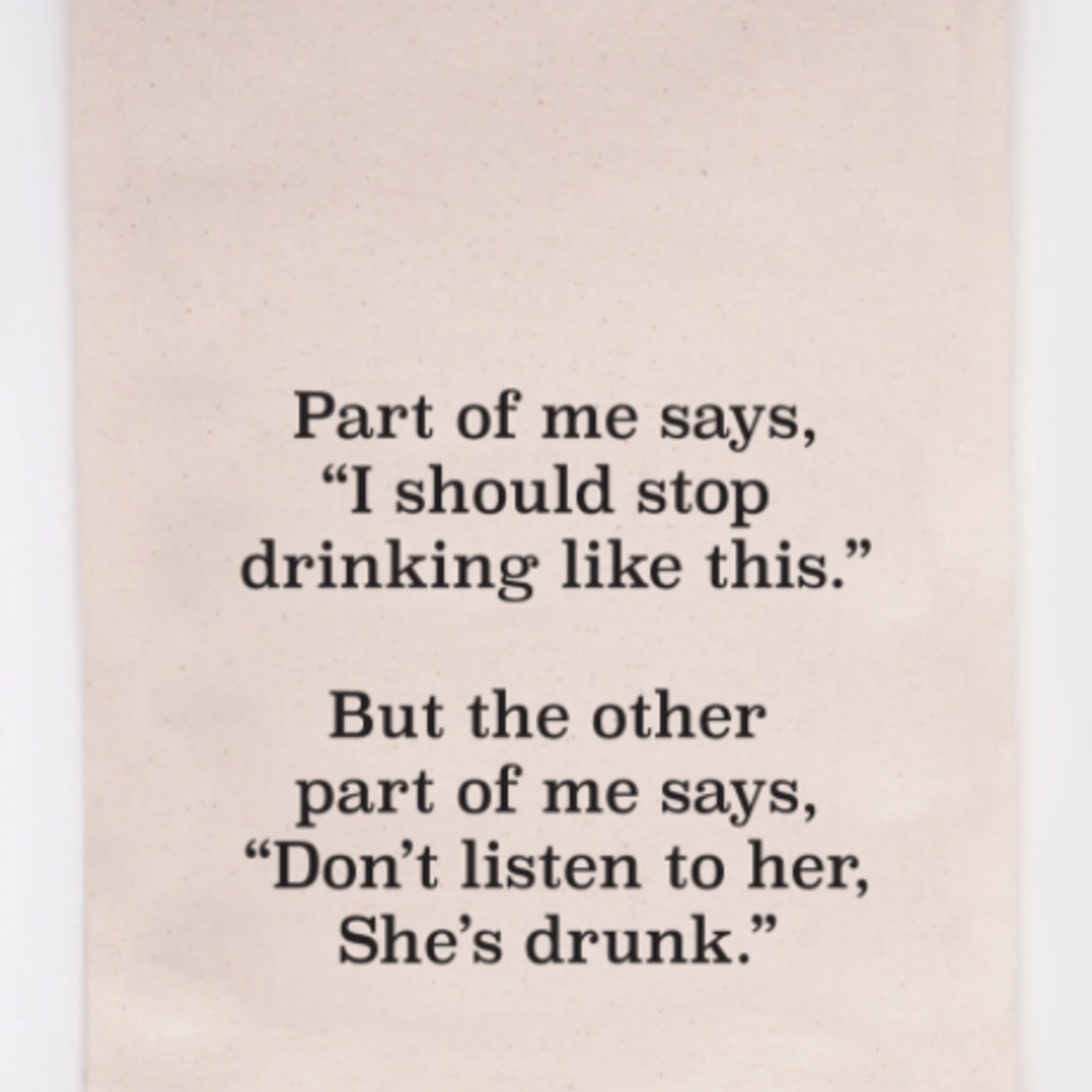 Ellembee Home Flour Sack Towel, Keep Drinking