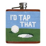 Smathers & Branson S&B Needlepoint Flask, I'd Tap That