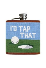 Smathers & Branson S&B Needlepoint Flask, I'd Tap That