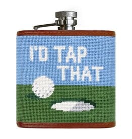 Smathers & Branson S&B Needlepoint Flask, I'd Tap That