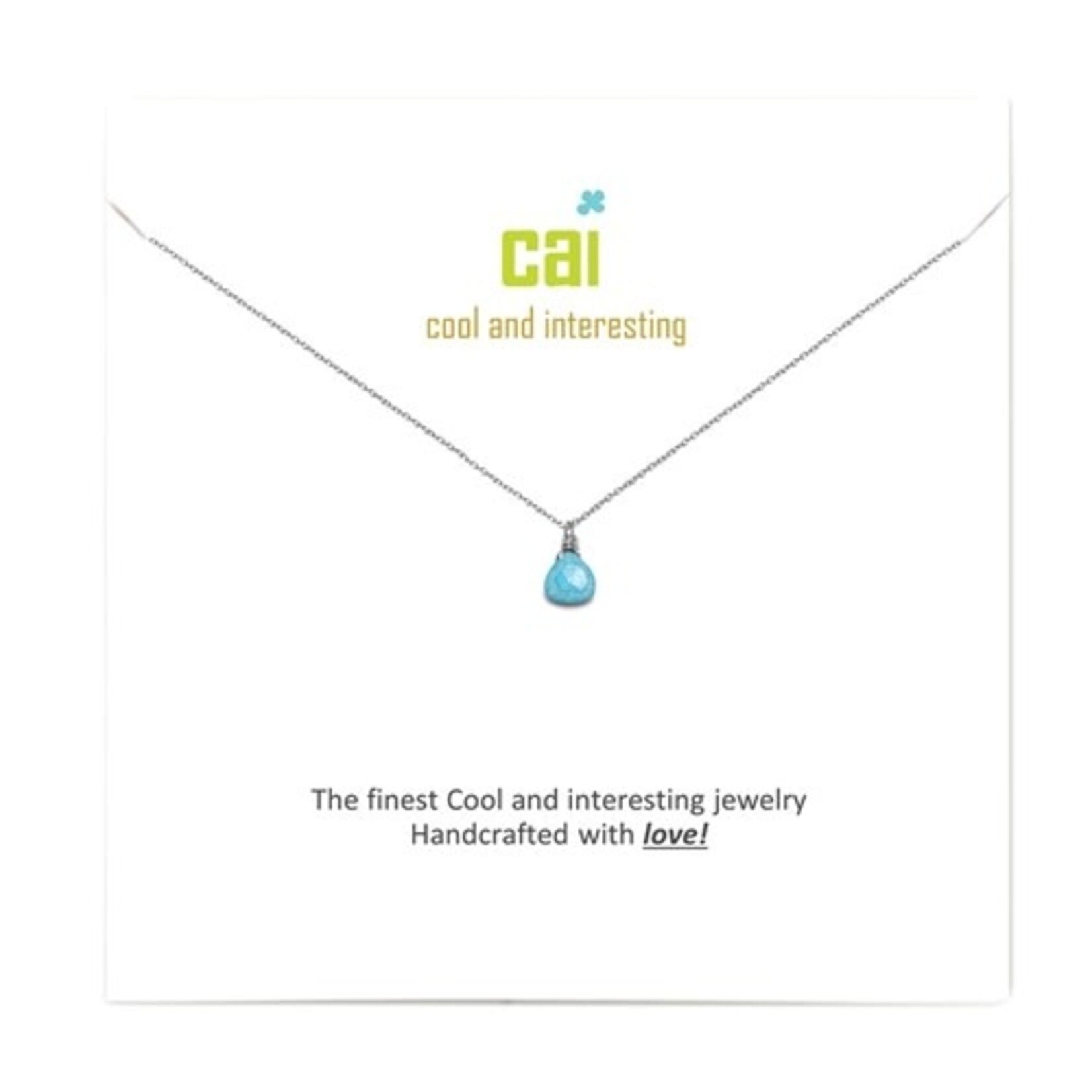 Cool and Interesting Mini Teardrop Gemstone Necklace