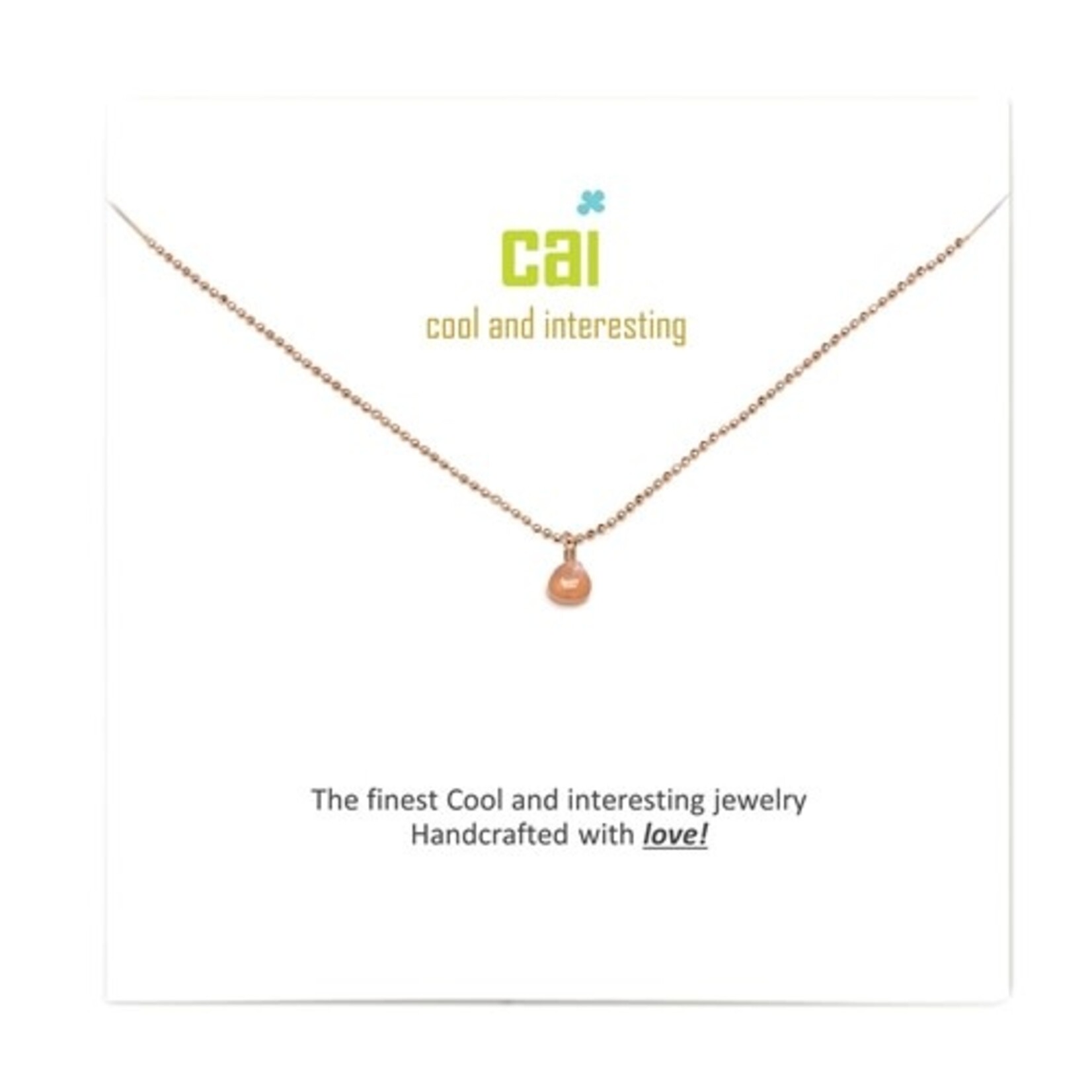 Cool and Interesting Mini Teardrop Gemstone Necklace