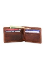 Smathers & Branson S&B Needlepoint Bi-fold Wallet, Crossed Club on classic navy