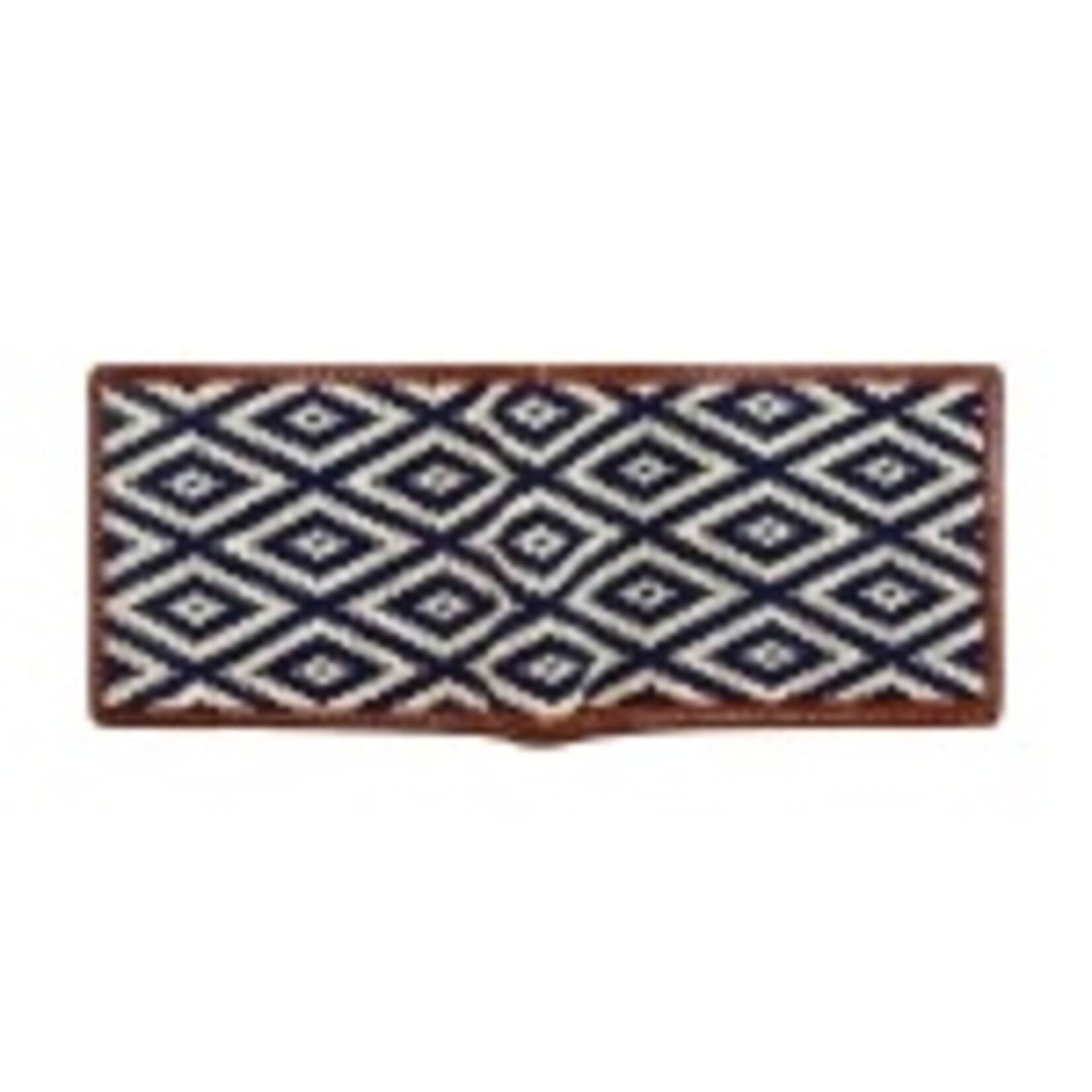 Smathers & Branson S&B Needlepoint Bi-fold Wallet, Gaucho Mini