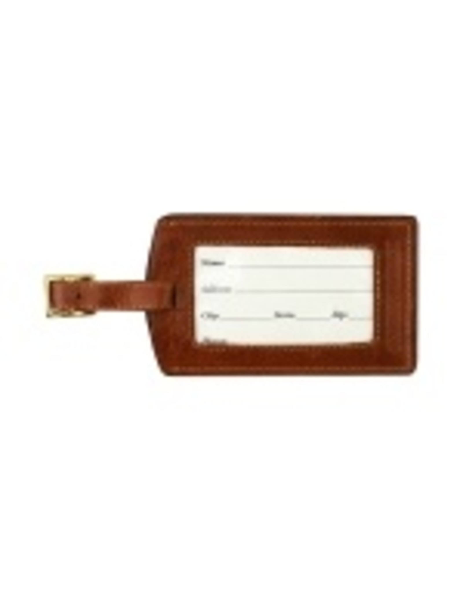 Smathers & Branson S&B Luggage Tag, Crossed Clubs on classic navy