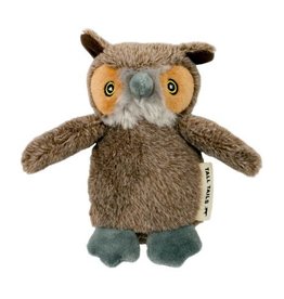 Plush Owl Dog Toy, 5"