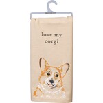 Dish Towel, Corgi