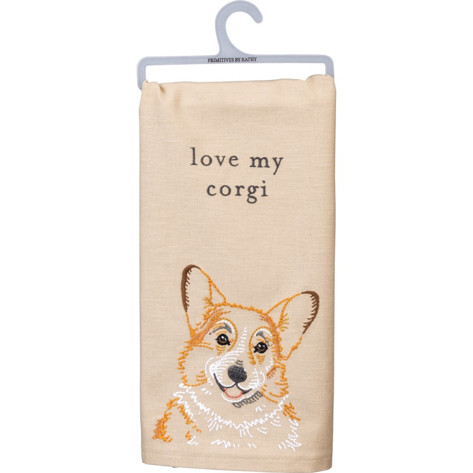 Dish Towel, Corgi
