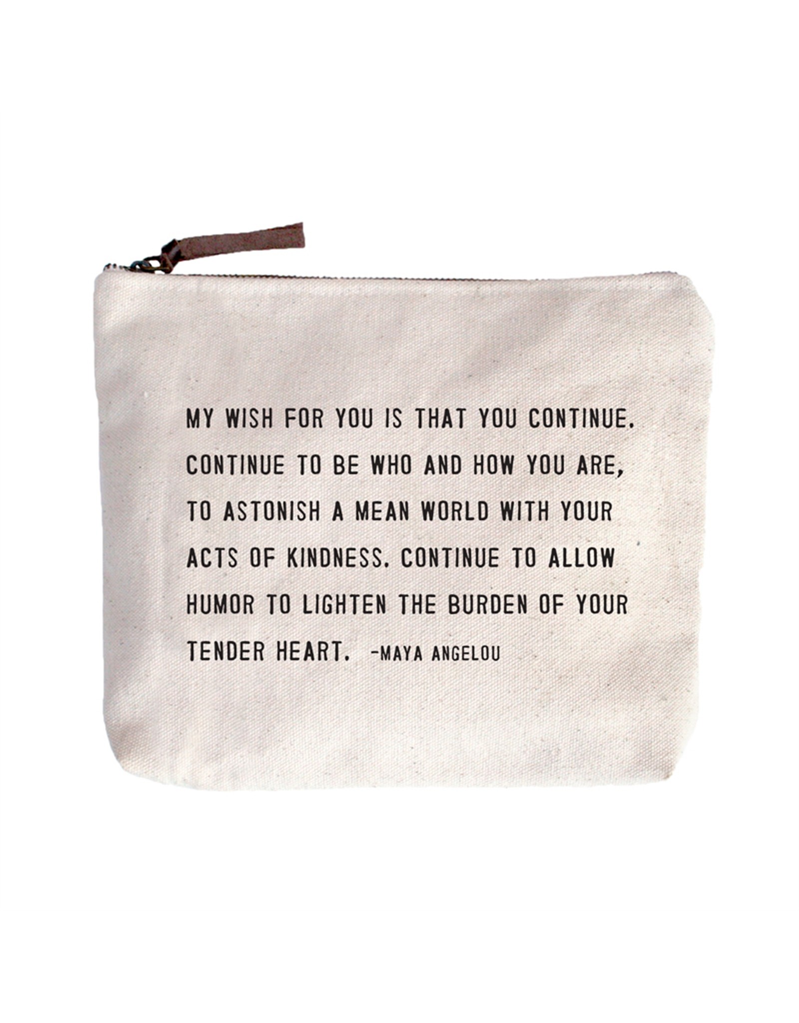 Sugarboo & Co Canvas Bag, My Wish For You (Maya Angelou)