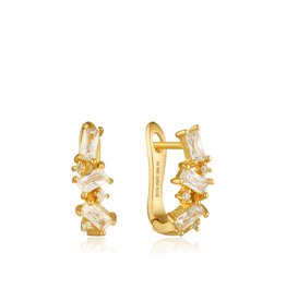 Ania Haie Ania Haie Cluster Huggie Earrings, gold