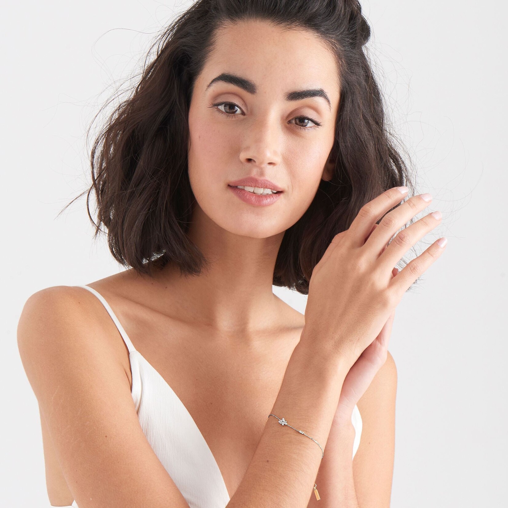 Ania Haie  Glow Getter Cluster Bracelet, Silver